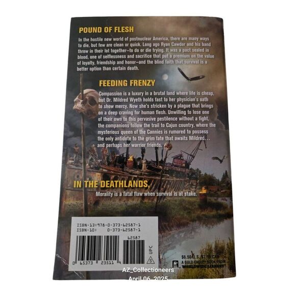 Death lands cannibal moon by James Axler - gold eagle books - isbn 9780373625871 - Picture 3 of 5